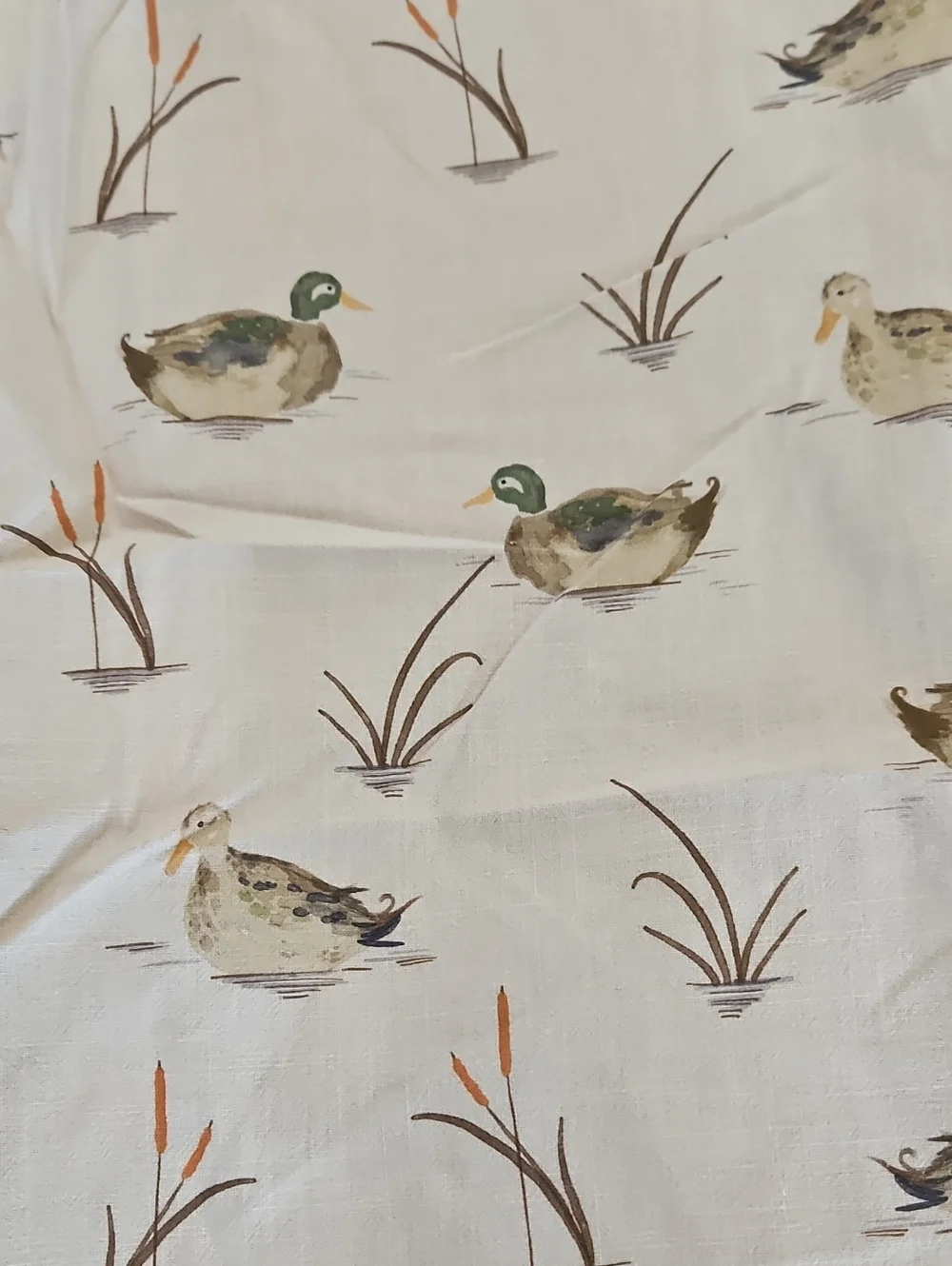 Light Cream Duck Print Lounge Pants Size Small New With Tags